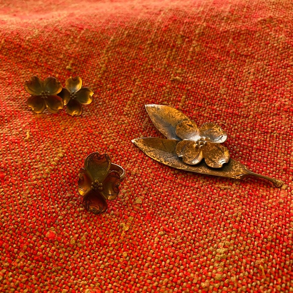 Vintage Sterling/Copper Stuart Nye Jewelry - Picture 2 of 5